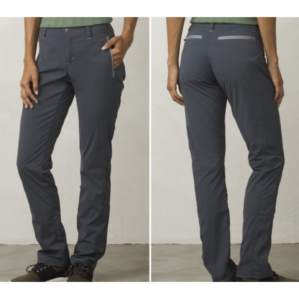 PrAna Aria Roll Up Hiking Pants In Coal Sz 6